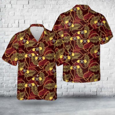 Army Hawaiian Shirt, Us Army Chemical Corps Branch Insignia Hawaiian Shirt, Military Aloha Shirts