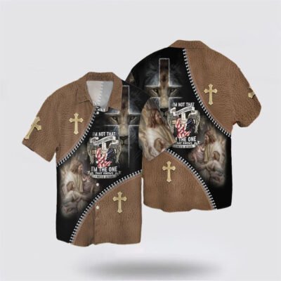Christian Hawaiian Shirt, I Am Not That Perfect Christian I Am The One That Knows I Need Jesus Hawaiian Shirt, Christian Aloha Short Sleeve Shirt