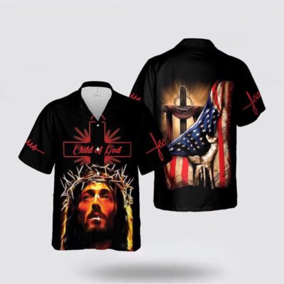 Christian Hawaiian Shirt, Jesus Child Of God Hawaiian Shirt, Christian Aloha Shirt