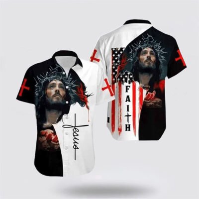 Christian Hawaiian Shirt, Jesus Faith Hawaiin Shirt Hawaiian Shirt, Christian Aloha Shirt