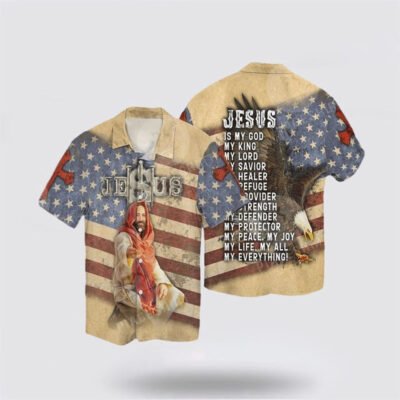 Christian Hawaiian Shirt, Jesus Is My Everything 1 Hawaiian Shirt, Christian Aloha Shirt