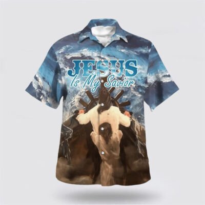 Christian Hawaiian Shirt, Jesus Is My Savior Hawaiian Shirt, Christian Aloha Shirt