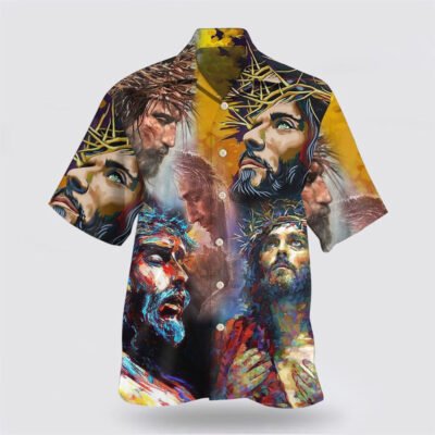 Christian Hawaiian Shirt, Jesus Is My Savior Not My Religion With Classic Style Hawaiian Shirts, Christian Aloha Shirt