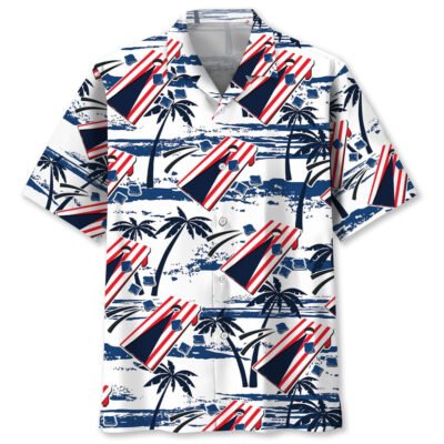 Cornhole American Beach Hawaiian Shirt, Funny Hawaiian Shirt, Usa Hawaiian Shirt, Vintage Hawaiian Short Sleeve Shirt