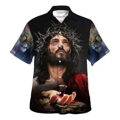 I Believe In The God The Father Hawaiian Shirt For Men, Christian Hawaiian Shirt, Gift For Christian