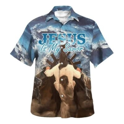 Jesus Is My Savior Unique For Friend Christian Hawaiian Shirt For Men, Christian Hawaiian Shirt, Gift For Christian