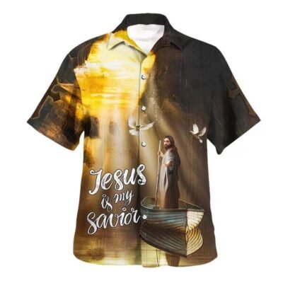 Jesus Take My Hand Jesus Is My Savior Hawaiian Shirt For Men, Christian Hawaiian Shirt, Gift For Christian