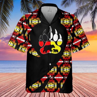 Native American Hawaiian Shirt, Experience The Wild Hawaiian Shirt, Native Pattern Short Sleeve Shirt