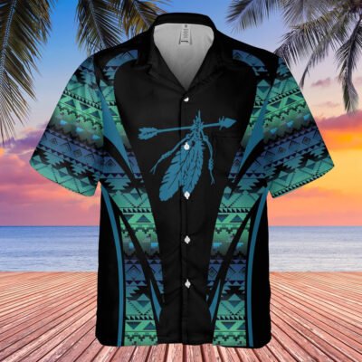 Native American Hawaiian Shirt, Symbol Of Strength And Success Hawaiian Shirt, Native Pattern Short Sleeve Shirt