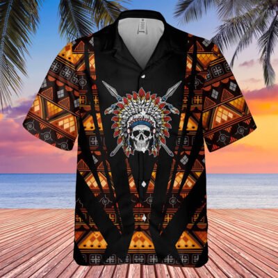 Native American Hawaiian Shirt, Wild Mountain Soul Hawaiian Shirt, Native American Chief Shirt, Native Pattern Shirt