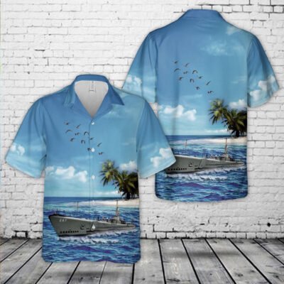 Navy Hawaiian Shirt, Us Navy Balao-Class Submarine Hawaiian Shirt, Navy Shirts Mens