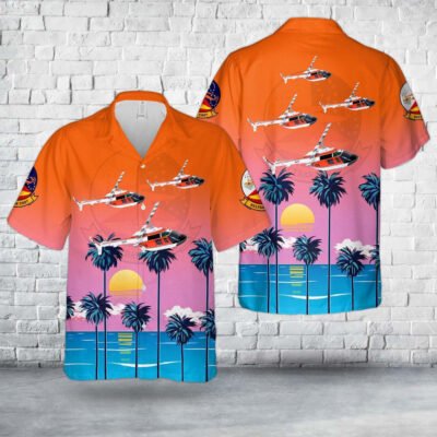 Navy Hawaiian Shirt, Us Navy Bell Th-57C Sea Ranger Helicopter Training Squadron Eight (Ht-8) Eightballers Hawaiian Shirt, Navy Shirts Mens