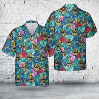 Navy Hawaiian Shirt, Us Navy Chief With Goat Head Anchor Hawaiian Shirt, Navy Shirts Mens