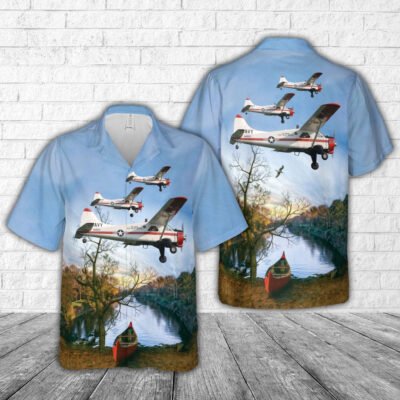 Navy Hawaiian Shirt, Us Navy De Havilland Canada U-6A Beaver (Dhc-2) Hawaiian Shirt, Navy Shirts Mens