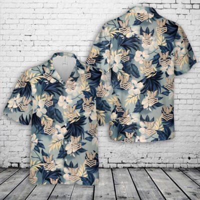 Navy Hawaiian Shirt, Us Navy E-6 Petty Officer 1St Class Hawaiian Shirt, Navy Shirts Mens