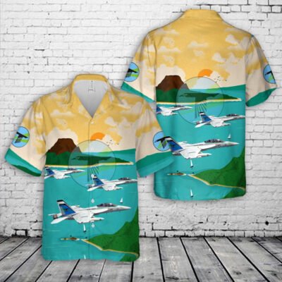 Navy Hawaiian Shirt, Us Navy Electronic Attack Squadron 135 (Vaqron 135) Vaq-135 'Black Ravens' Hawaiian Shirt, Navy Shirts Mens