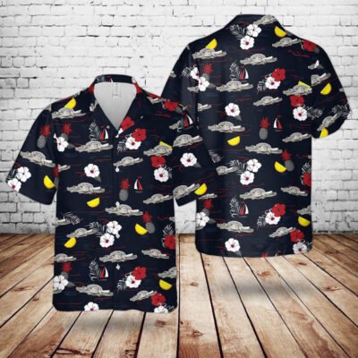 Navy Hawaiian Shirt, Us Navy Enlisted Expeditionary Warfare Specialist Insignia Hawaiian Shirt, Navy Shirts Mens