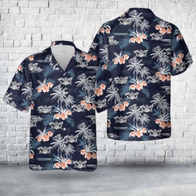 Navy Hawaiian Shirt, Us Navy Enlisted Special Warfare Combatant - Craft Crewman (Swcc) Senior Badge Hawaiian Shirt, Navy Shirts Mens