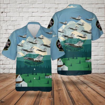 Navy Hawaiian Shirt, Us Navy F-14A Tomcat 158623 Of Vx-30 Bloodhounds Hawaiian Shirt, Navy Shirts Mens