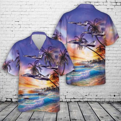 Navy Hawaiian Shirt, Us Navy F-14A Tomcat 159605 Of Vf-124 Nj-466 Hawaiian Shirt, Navy Shirts Mens