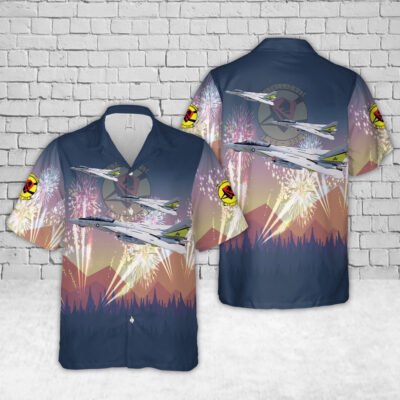 Navy Hawaiian Shirt, Us Navy F-14A Tomcat Of Vf-302 Stallions , 4Th Of July Hawaiian Shirt, Navy Shirts Mens