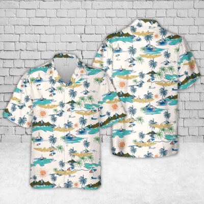 Navy Hawaiian Shirt, Us Navy Flight Nurse Insignia Hawaiian Shirt, Navy Shirts Mens