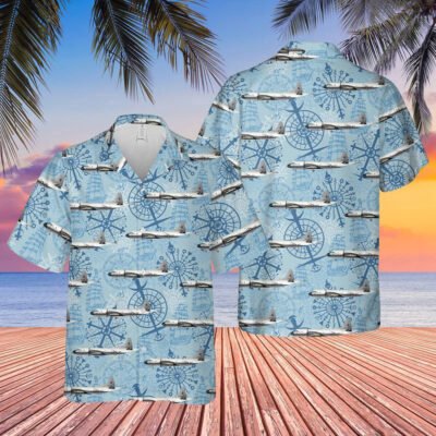 Navy Hawaiian Shirt, Us Navy Lockheed P-3C Orion Of Vp-30 Hawaiian Shirt, Navy Shirts Mens