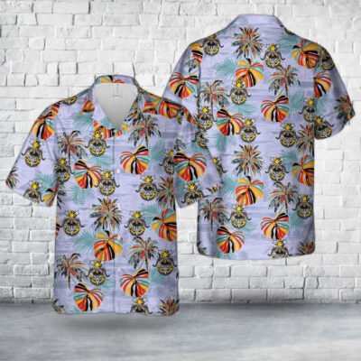 Navy Hawaiian Shirt, Us Navy Master Chief With Goat Head Anchor Hawaiian Shirt, Navy Shirts Mens