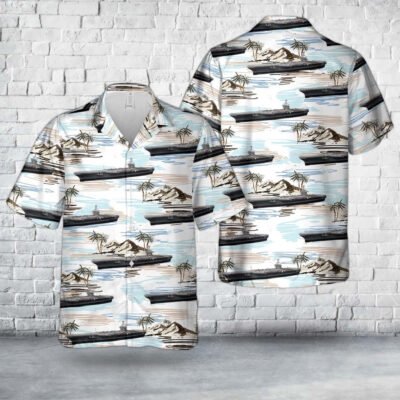 Navy Hawaiian Shirt, Us Navy Nimitz Class Aircraft Carrier Hawaiian Shirts, Navy Shirts Mens