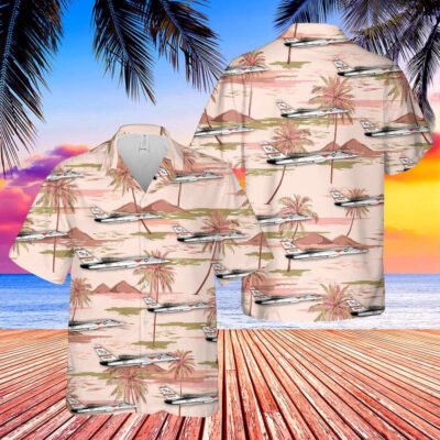 Navy Hawaiian Shirt, Us Navy North American A-5 Vigilante Hawaiian Shirt, Navy Shirts Mens