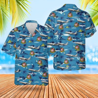 Navy Hawaiian Shirt, Us Navy P-8A Poseidon Of Patrol Squadron 47 (Vp-47) The Golden Swordsmen Hawaiian Shirt, Navy Shirts Mens