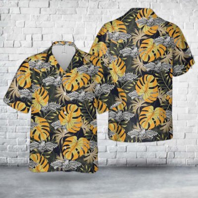 Navy Hawaiian Shirt, Us Navy Seabee Combat Warface Enlisted Hawaiian Shirt, Navy Shirts Mens