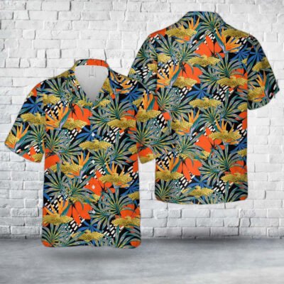 Navy Hawaiian Shirt, Us Navy Seabee Combat Warface Officer Hawaiian Shirt, Navy Shirts Mens