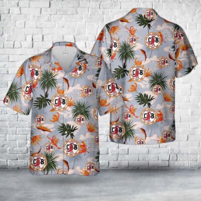 Navy Hawaiian Shirt, Us Navy Seabee Naval Mobile Construction Battalion 133 (Nmcb 133) Hawaiian Shirt, Navy Shirts Mens