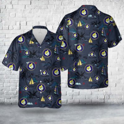 Navy Hawaiian Shirt, Us Navy Seabee Naval Mobile Construction Battalion 4 (Nmcb 4) Hawaiian Shirt, Navy Shirts Mens