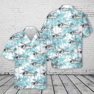 Navy Hawaiian Shirt, Us Navy Sh-2G Of Hsl-84 Hawaiian Shirt, Navy Shirts Mens