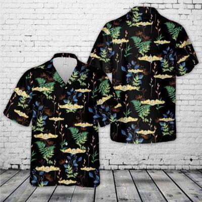 Navy Hawaiian Shirt, Us Navy Submarine Engineering Duty Officer Badge Hawaiian Shirt, Navy Shirts Mens