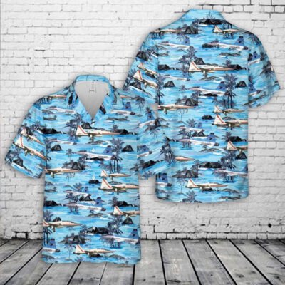 Navy Hawaiian Shirt, Us Navy United States Naval Test Pilot School Northrop T-38 Talon Hawaiian Shirt, Navy Shirts Mens