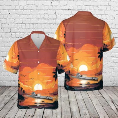 Navy Hawaiian Shirt, Us Navy United States S-Class Submarine Hawaiian Shirt, Navy Shirts Mens