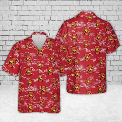 Navy Hawaiian Shirt, Us Navy Va-87 Badge Hawaiian Shirt, Navy Shirts Mens