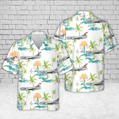 Navy Hawaiian Shirt, Us Navy Va-87 Golden Warriors A-7E Corsair Ii Hawaiian Shirt, Navy Shirts Mens