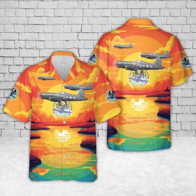 Navy Hawaiian Shirt, Us Navy Vf-17 Jolly Rogers F4U-1A Corsair Hawaiian Shirt, Navy Shirts Mens