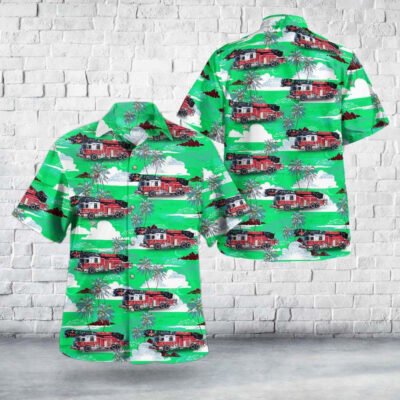 Texas Hawaiian Shirt, Anna, Texas, Anna Fire Department Hawaiian Shirt, Hawaiian Firefighter Shirts