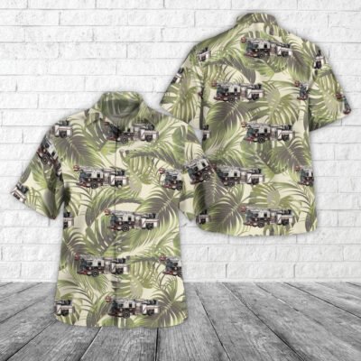 Texas Hawaiian Shirt, Cibolo, Texas, Cibolo Fire Department Hawaiian Shirt, Hawaiian Firefighter Shirts