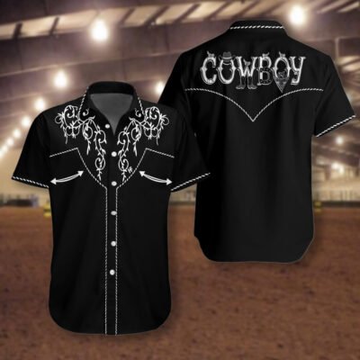 Texas Hawaiian Shirt, Cowboy Rodeo Texture Hawaiian Shirt, Summer Beach Shirt