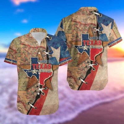 Texas Hawaiian Shirt, Maden Texas Long Time Ago Unisex Aloha Hawaiian Shirts, Summer Beach Shirt