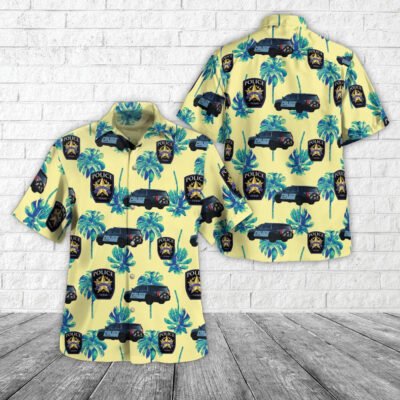 Texas Hawaiian Shirt, Princeton, Texas, Princeton Police Department Hawaiian Shirt, Police Hawaiian Shirt