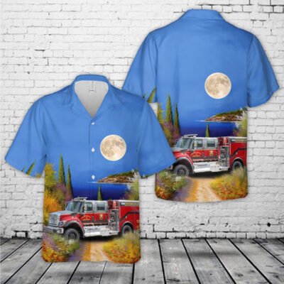 Texas Hawaiian Shirt, San Antonio, Texas, Bexar County ESD No2 Hawaiian Shirt