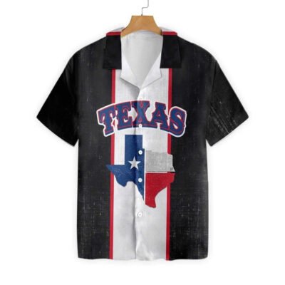 Texas Hawaiian Shirt, Texas Map Hawaiian Shirt, Summer Beach Shirt