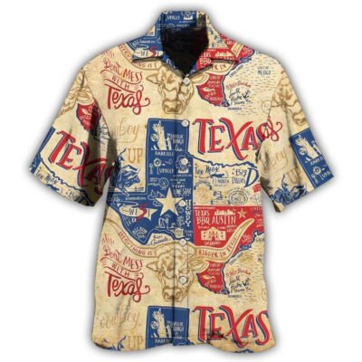 Texas Hawaiian Shirt, Texas Peace Life Style Don't Mess Hawaiian Shirt, Summer Beach Shirt